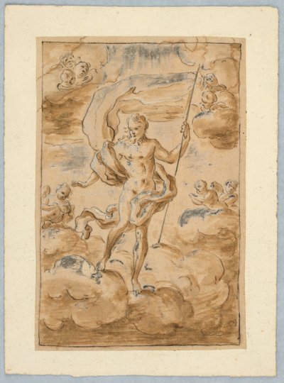 Den opstandne Kristus af Unknown artist