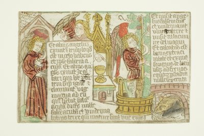 Årgangen af vinens druer, fra Blockbook Apocalypse af Unknown artist
