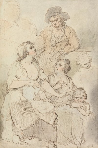 Den dydige Familie af Unknown artist