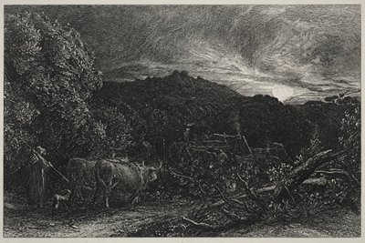 Den trætte plovmand af Unknown artist