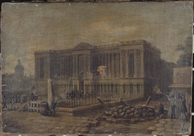 Angrebet på Louvre, 29. juli af Unknown artist