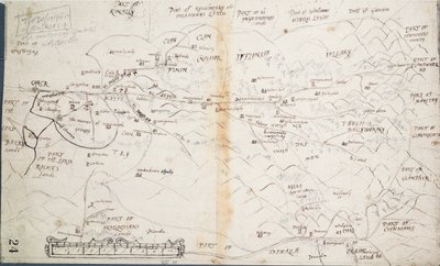 Beskrivelsen af Muskery, ca. 1590 (papir, linned) af Unknown artist