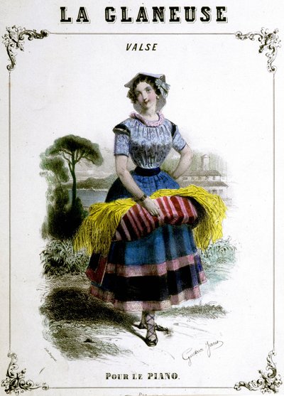 The gleaneuse, vals for klaver. af Unknown artist