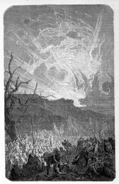 Årets overtro tusind (1000): verdens ende - i "Pavernes historie"" af Unknown artist