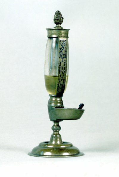 Tidsmåling: 1700-tals olieur. af Unknown artist