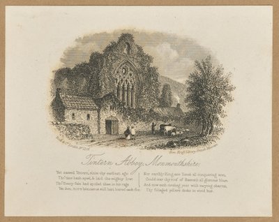 Tintern Abbey, Monmouthshire af Unknown artist