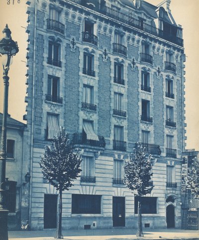 Rækkehus Facade af Unknown artist