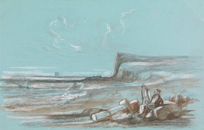To fiskere på en strand af Unknown artist
