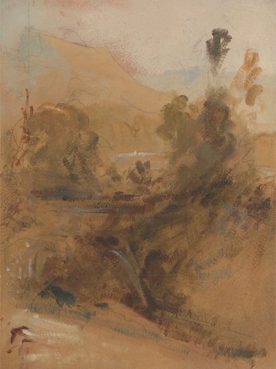 Opretstående Landskab af Unknown artist