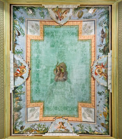 Vault of the Birds Room (fresko) af Unknown artist