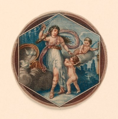 Venus og Amor af Unknown artist