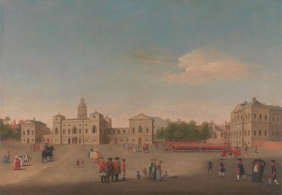 Udsigt over Horse Guards og Whitehall af Unknown artist
