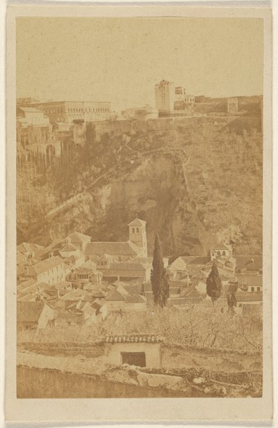 [Udsigt over Alhambra, Spanien]. af Unknown artist