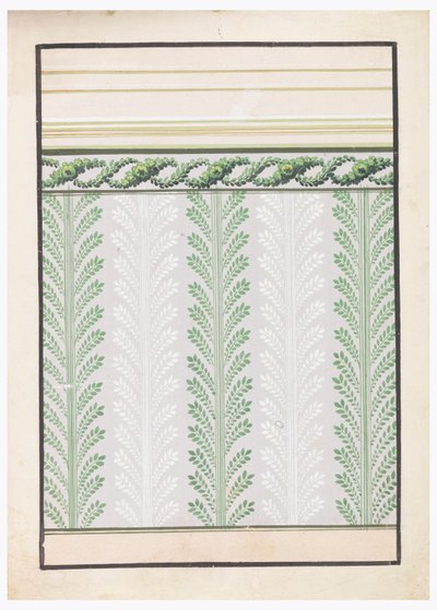 Tapet design af Unknown artist