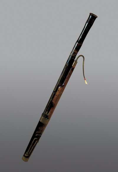 Blæseinstrument: 1700-tals fagot. Barcelona. Museet for musik. af Unknown artist
