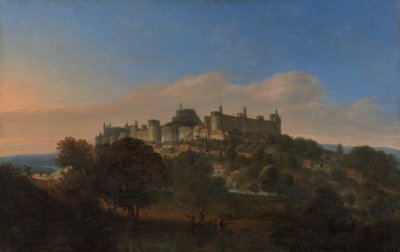 Windsor Castle fra syd af Unknown artist