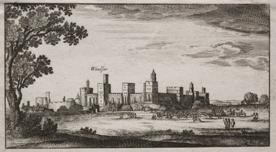 Windsor Castle fra sydøst af Unknown artist