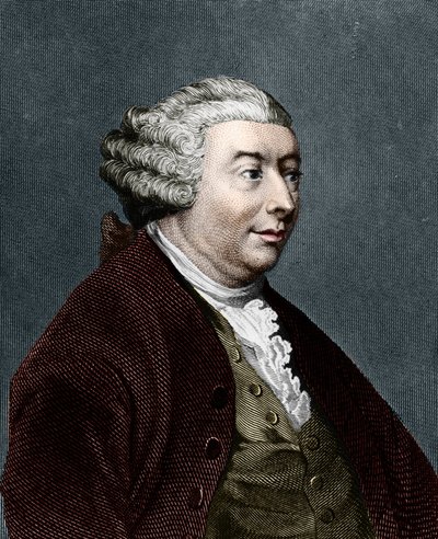 portræt af David Hume. Skotsk filosof (1711 til 1776). af Unknown artist