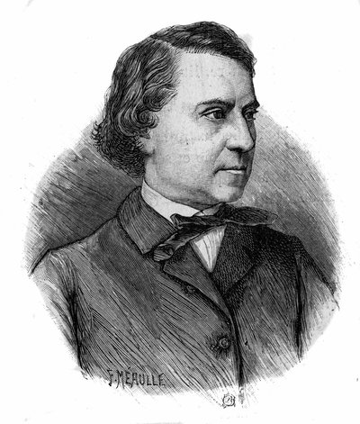 portræt af Louis Blanc, fransk politiker og historiker (1811-1882). af Unknown artist