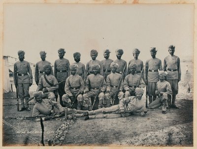 28. Bombay Native Infantry Sepoys af Unknown photographer