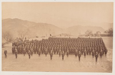 4. Gurkha (riffel) regiment ved parade af Unknown photographer