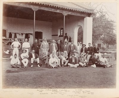 En cricketkamp, Peshawar af Unknown photographer