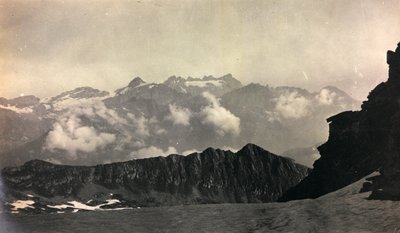Alpint landskab af Unknown photographer