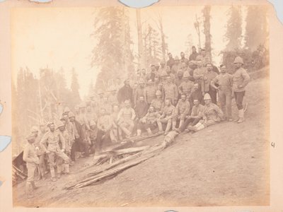 Britiske officerer, Black Mountain Expedition af Unknown photographer