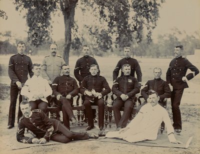 Korporaler af ?C? Kompagni, 1. bataljon The Bedfordshire Regiment, 1890 ca af Unknown