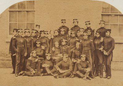East India Company kadetter, Addiscombe af Unknown photographer