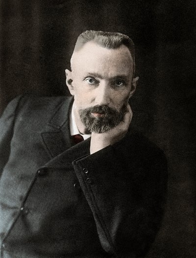 Den franske fysiker Pierre Curie - Portræt af Pierre Curie (1859-1906), fransk fysiker af Unknown photographer