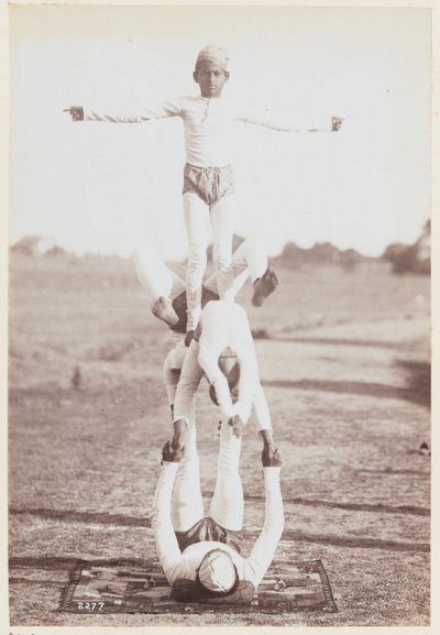 Gymnastik i træningslejren, Delhi af Unknown photographer