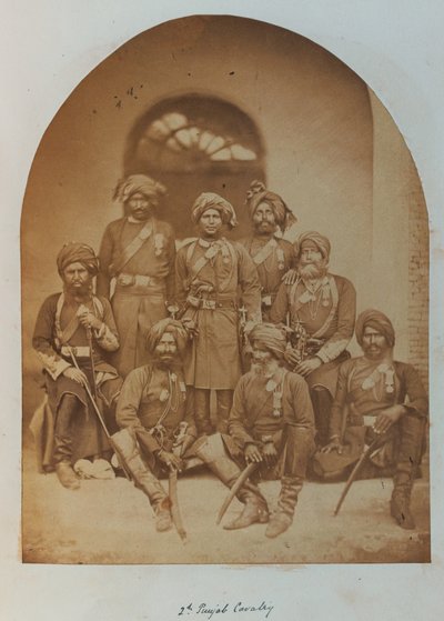 Indiske hærofficerer og underofficerer, alle indehavere af den indiske fortjenstorden af Unknown photographer