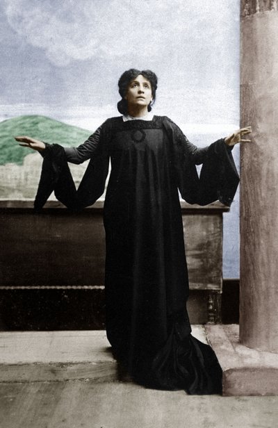 Den italienske operasangerinde Eleonora Duse (1858-1924) ca. 1890