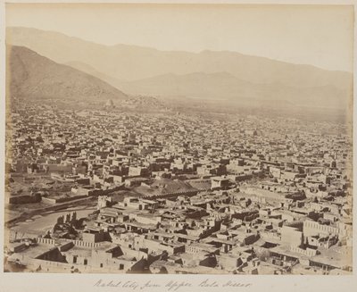 Kabul by, 1880 af Unknown