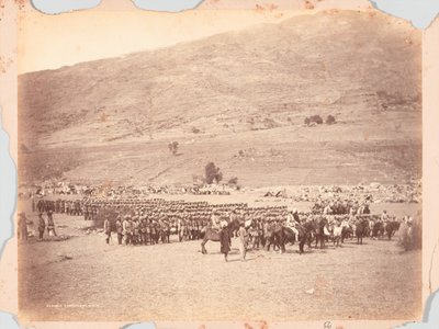 Kashmir-kontingent fra Black Mountain-ekspeditionen af Unknown photographer