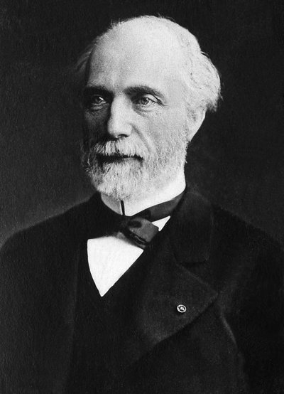 Louis Charles de Saulces de Freycinet (1828-1923), minernes ingeniør, fysiker, akademiker valgt i 1890. af Unknown photographer