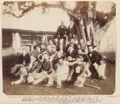 Medlemmer af Calcutta Cricket Club, 1859 af Unknown