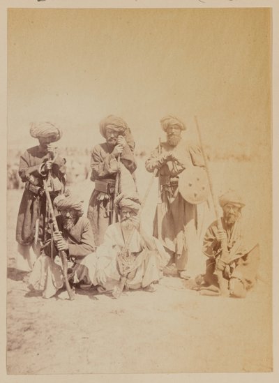Pathan stammefolk af Unknown photographer