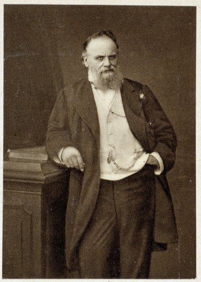 Portræt af Aristide Boucicaut (købmand og filantropisk) i 1874. af Unknown photographer