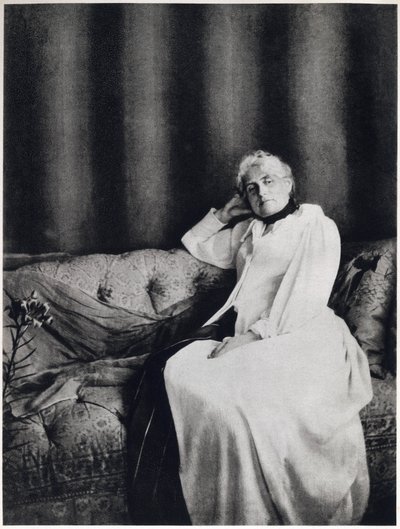 Portræt af Berthe Morisot, ca. 1893 (s/h-foto) af Unknown photographer