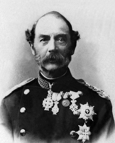 Portræt af Christian IX, konge af Danmark (1818-1906). af Unknown photographer
