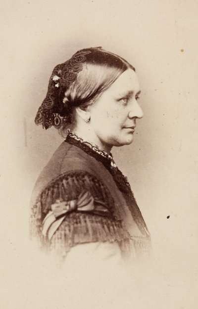 Portræt af Clara Schumann af Unknown photographer