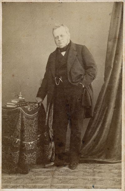 Portræt af grev Camillo Berso af Cavour (1810-61) - omkring 1855 af Unknown photographer