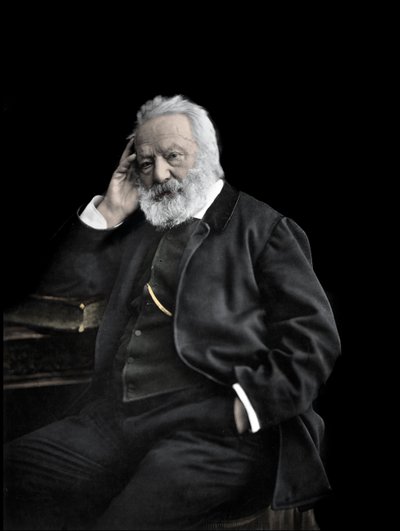 Portræt af den engelske forfatter Victor Hugo C1880 af Unknown photographer