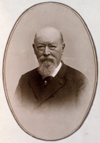 Portræt af Franz von Suppe (s/h foto af Unknown photographer