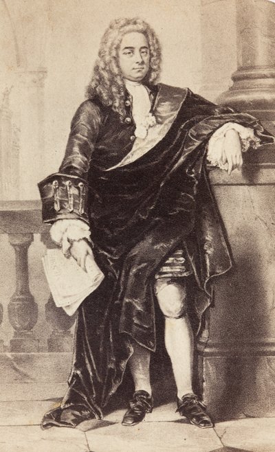Portræt af George Frideric Handel, ca. 1860