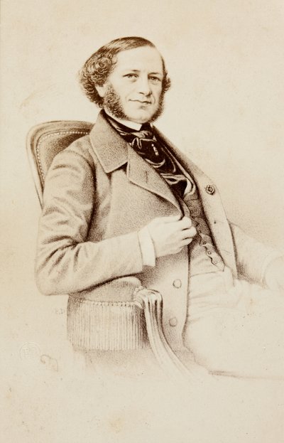 Portræt af Henri Herz af Unknown photographer