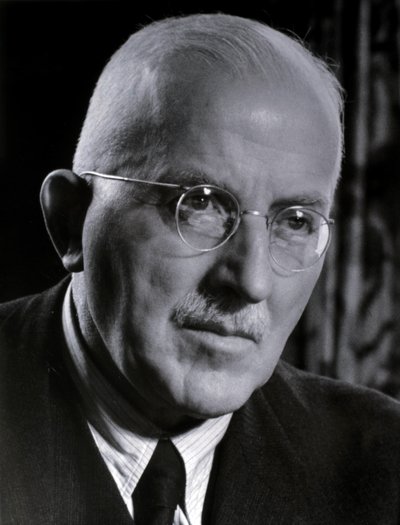 Portræt af Hermann Staudinger (foto) af Unknown photographer