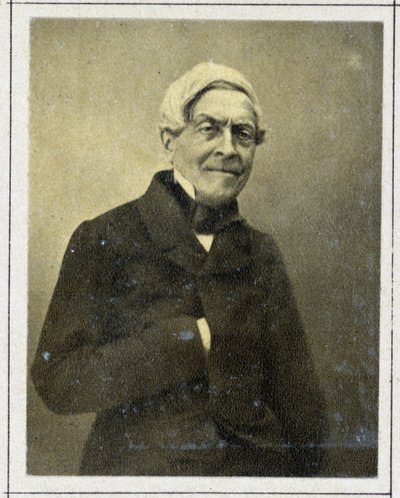Portræt af Jules Michelet (1789 - 1874). af Unknown photographer